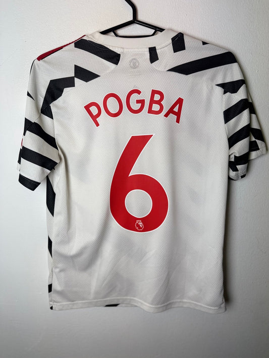 Adidas Manchester United Third 20/21 Pogba 6 Kids incl shorts - 8/10 - TheFootballIdiots