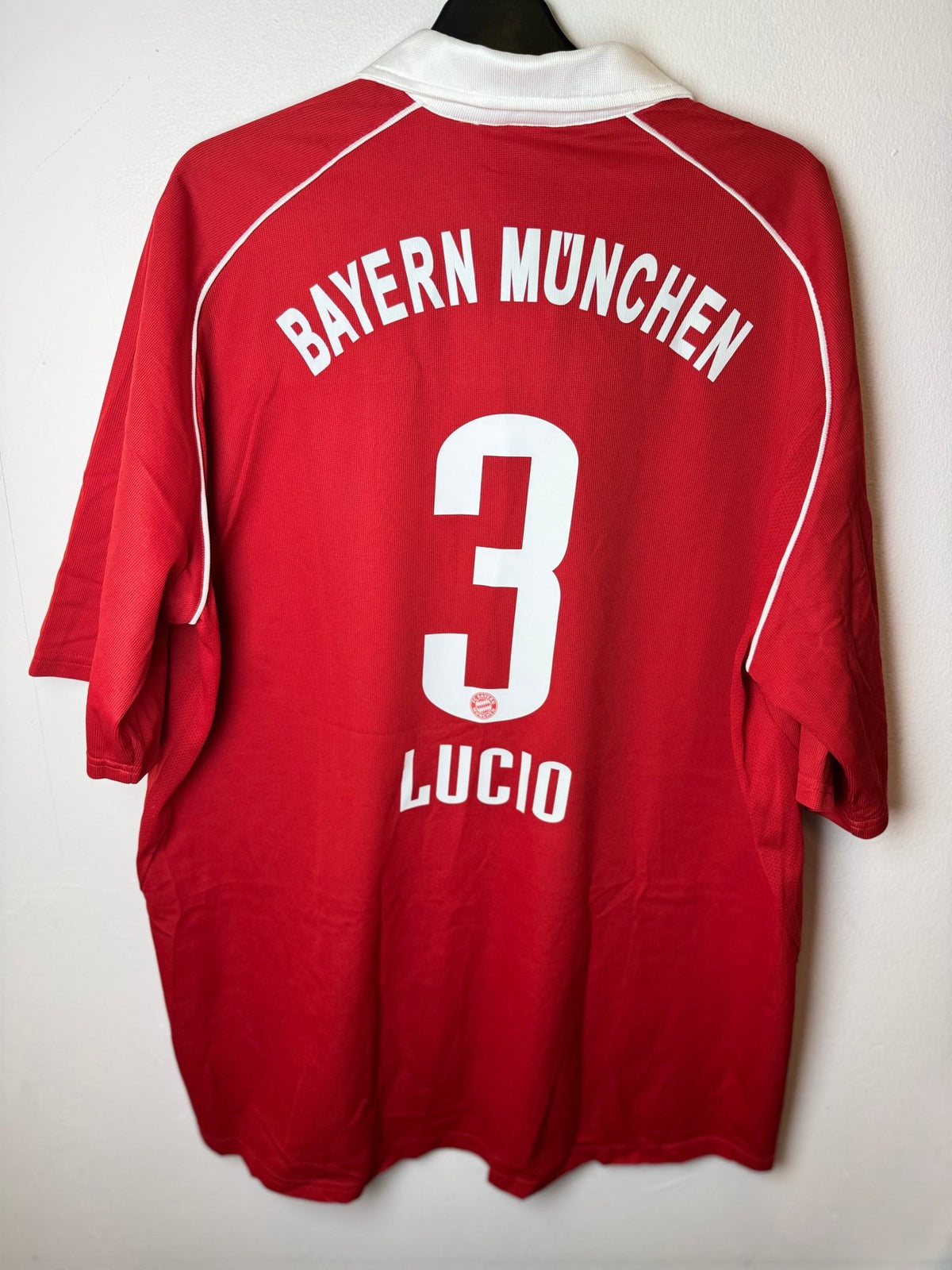 Adidas Bayern Munich Home 05/06 Lucio 3 - 9/10 - TheFootballIdiots
