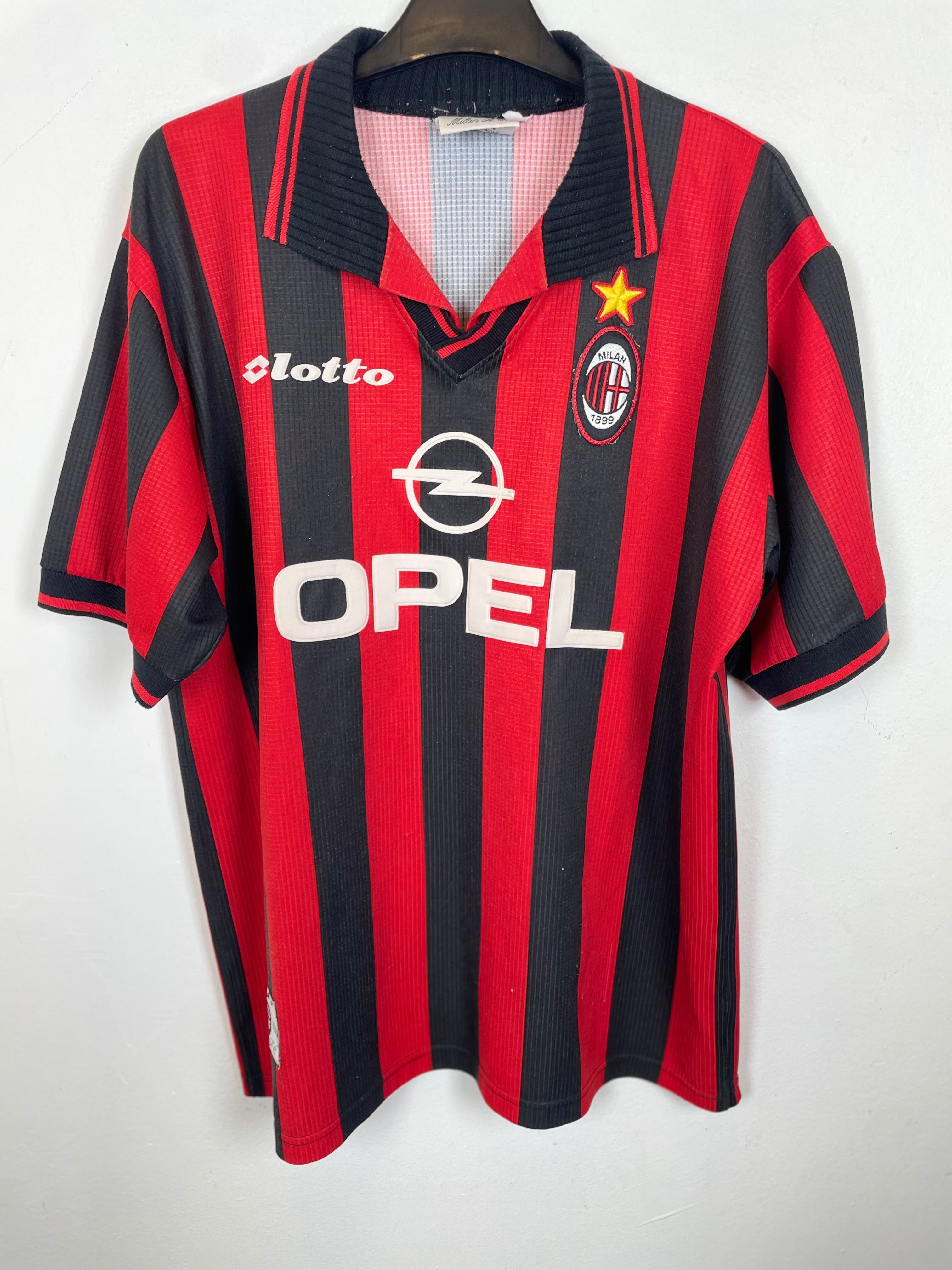 Lotto AC Milan Home 97/98 Maldini 3 - 8/10