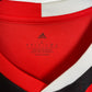 River Plate club badge and sponsor logo detail on Adidas 2023/24 third kit
