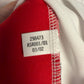 Spain national team crest and Adidas three stripes detail on 02/04 away jersey size XL