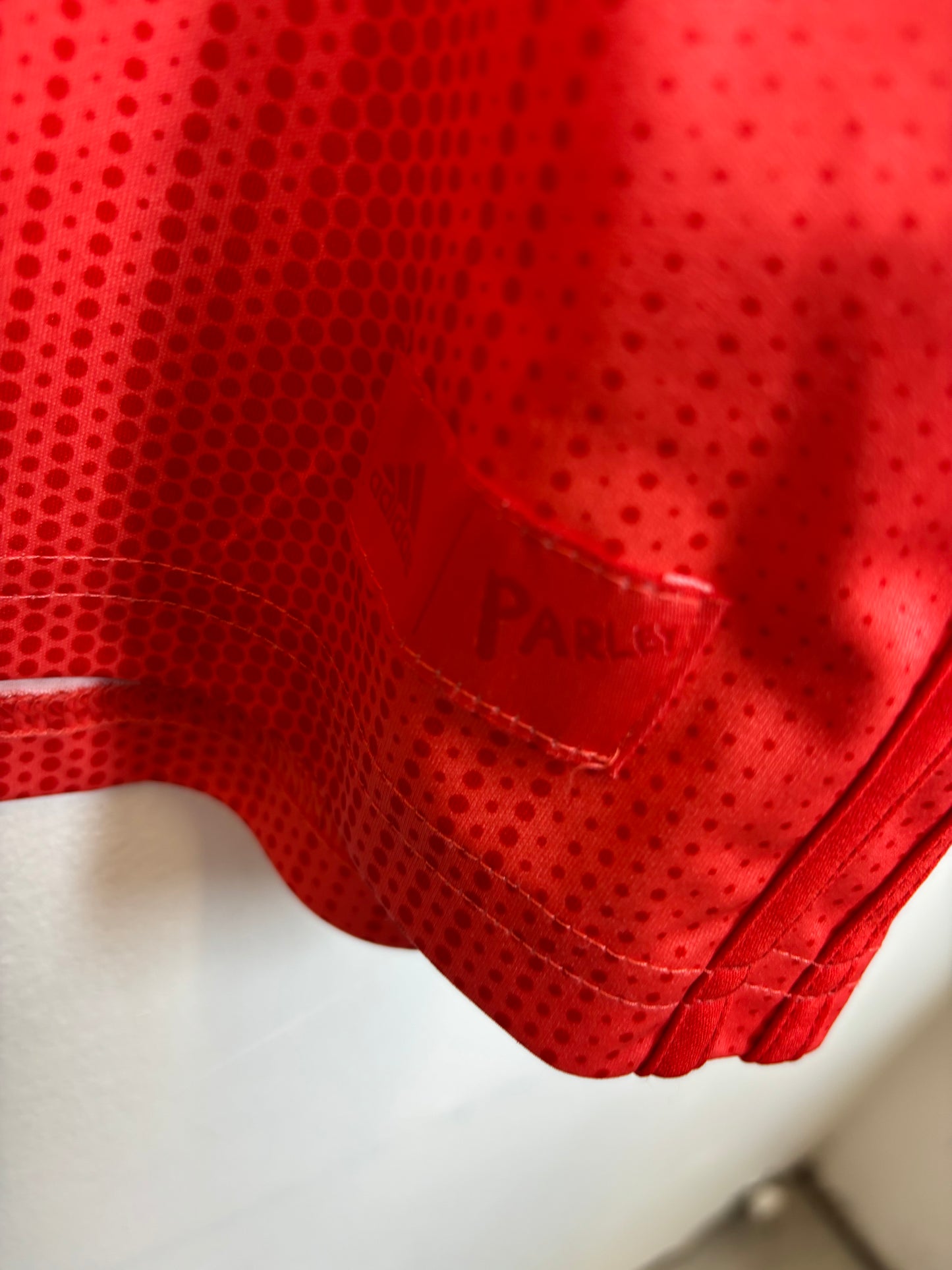 Adidas Real Madrid 18/19 third shirt sponsor detail and league patches with Modric 10