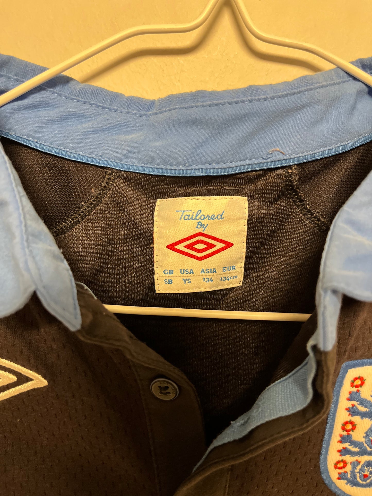 England 11/12 Away Kids