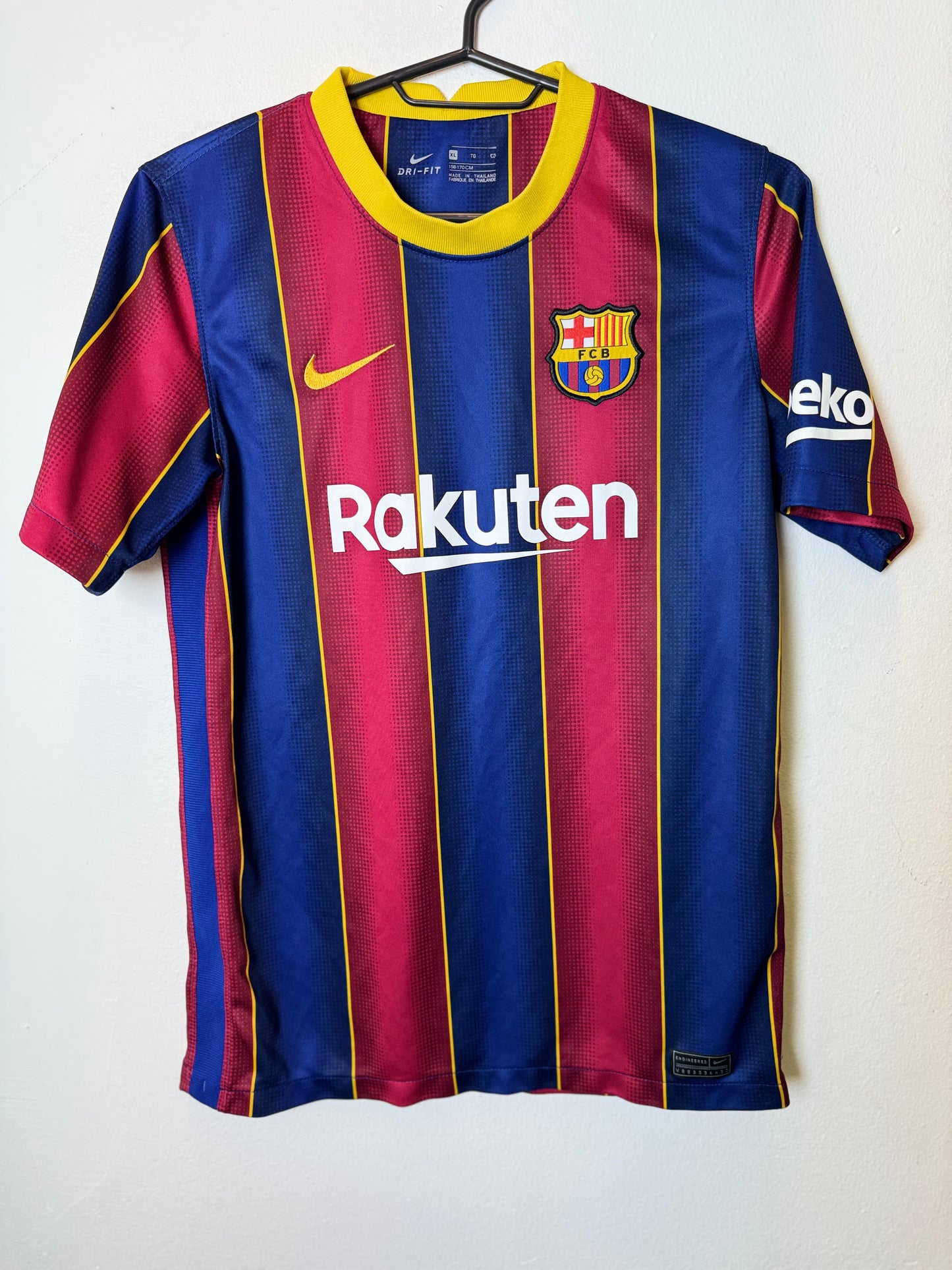 Nike Barcelona Home 20/21 Messi 10 Kids - 9/10