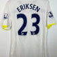 Back view of Under Armour Tottenham 14/15 home shirt showing Eriksen name and number 23