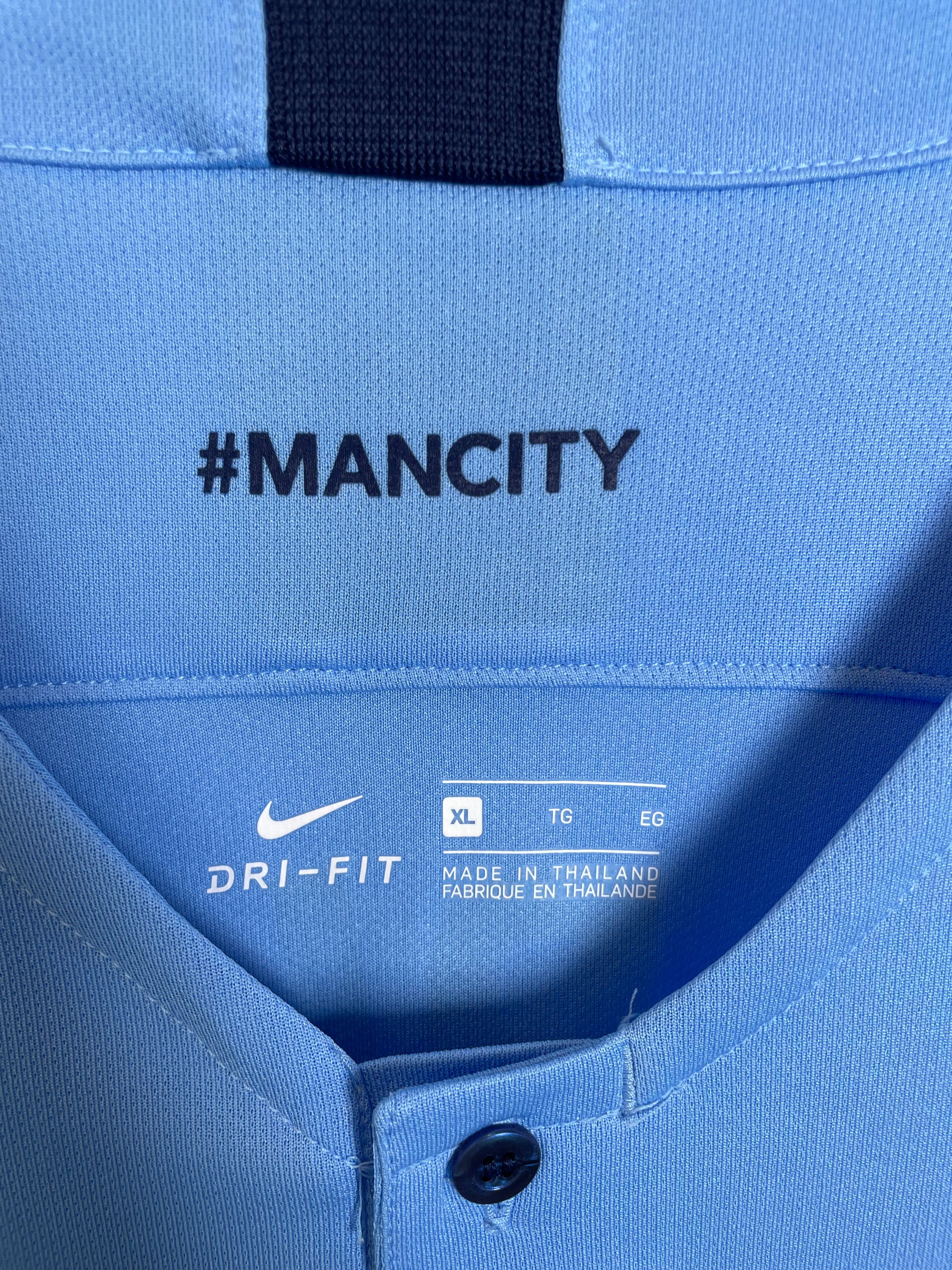 Nike Man City 18/19 Home LS De Bruyne 17 | TheFootballIdiots