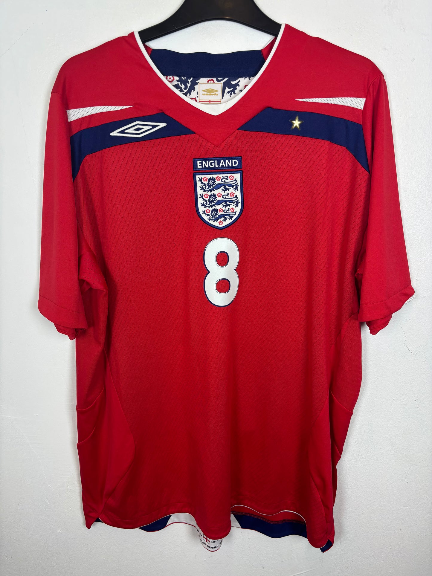 Umbro England Away 08/10 Lampard 8 - 9/10