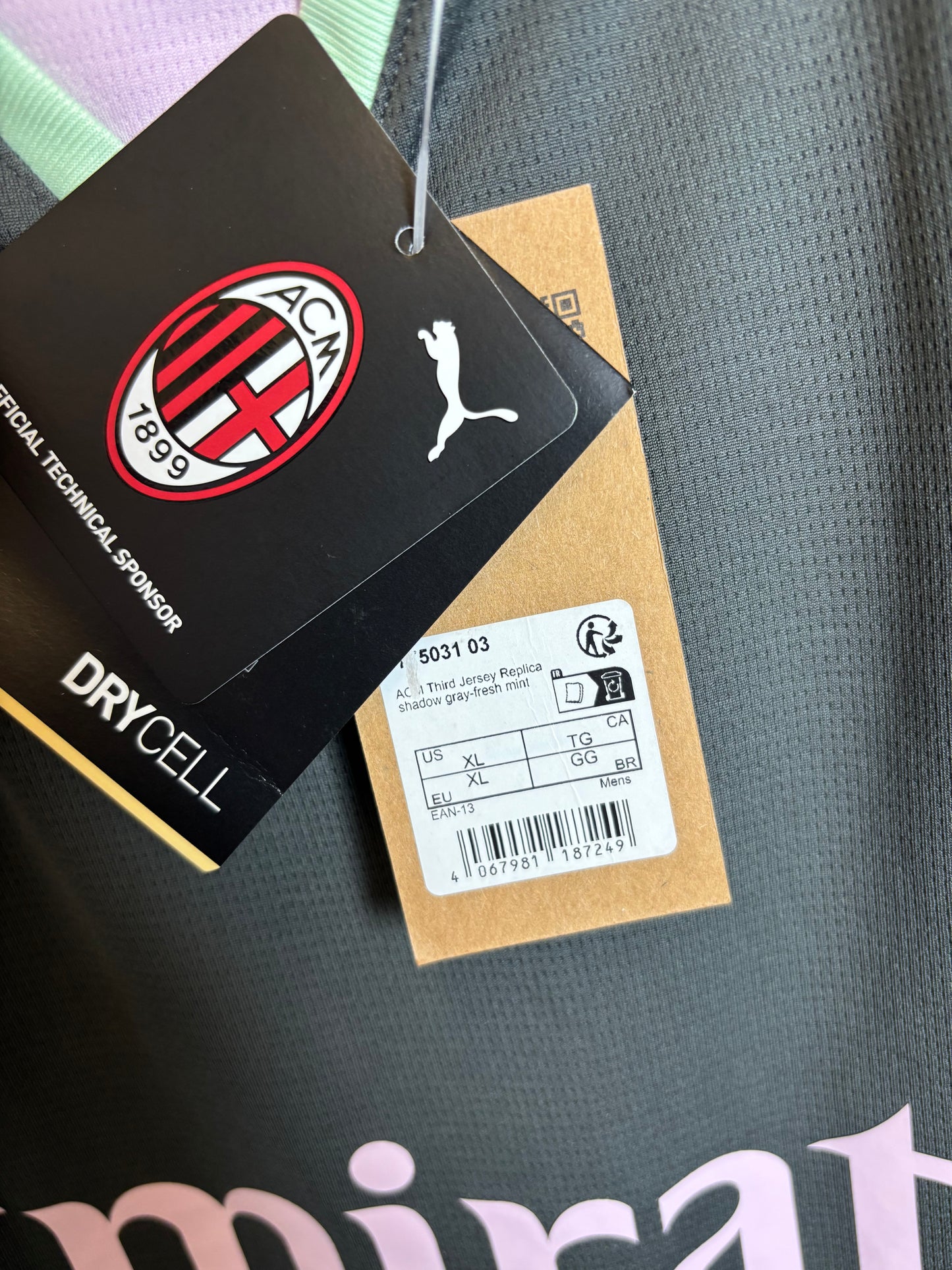 Puma AC Milan Third 24/25 Tomori 23 - 10/10