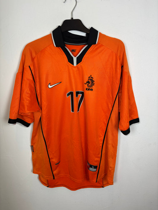 Nike Netherlands Home 1998 Van Hooijdonk 17 - 8/10
