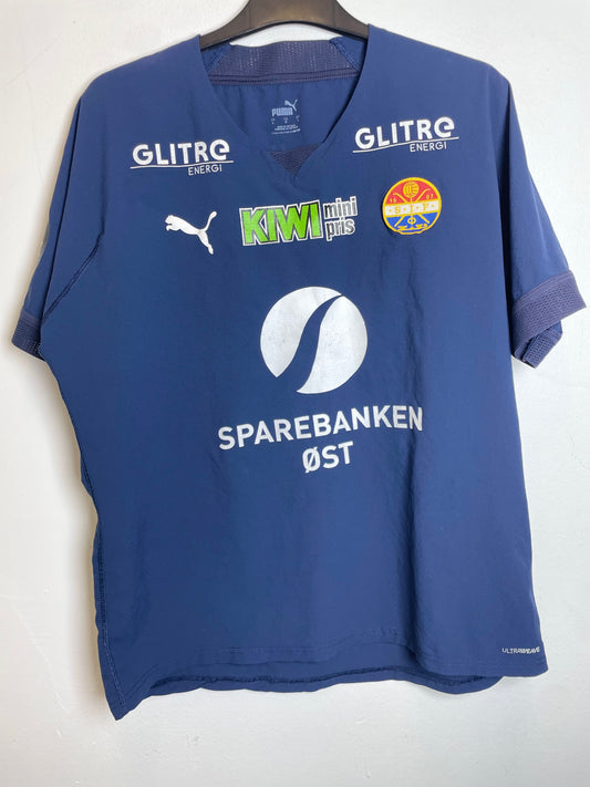 Puma Strømsgodset home match-worn shirt number 4, size L, 2022 season