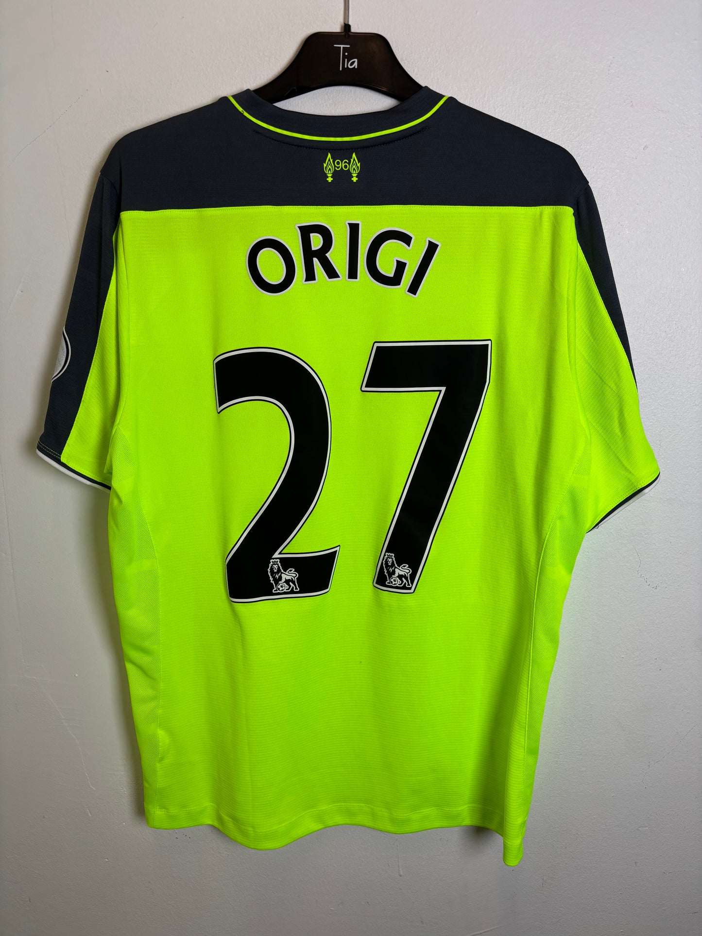New Balance Liverpool Third 16/17 Origi 27 Player Spec - 9/10
