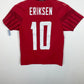 Back view of Hummel Denmark 22/23 home shirt showing Eriksen name and number 10