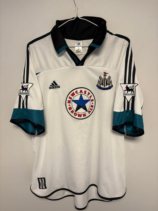 Adidas Newcastle United bortedrakt 1999/00 Shearer 9 – away jersey forfra