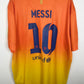 Back view of Nike Barcelona 12/13 away shirt displaying Messi name and number 10 in XXL