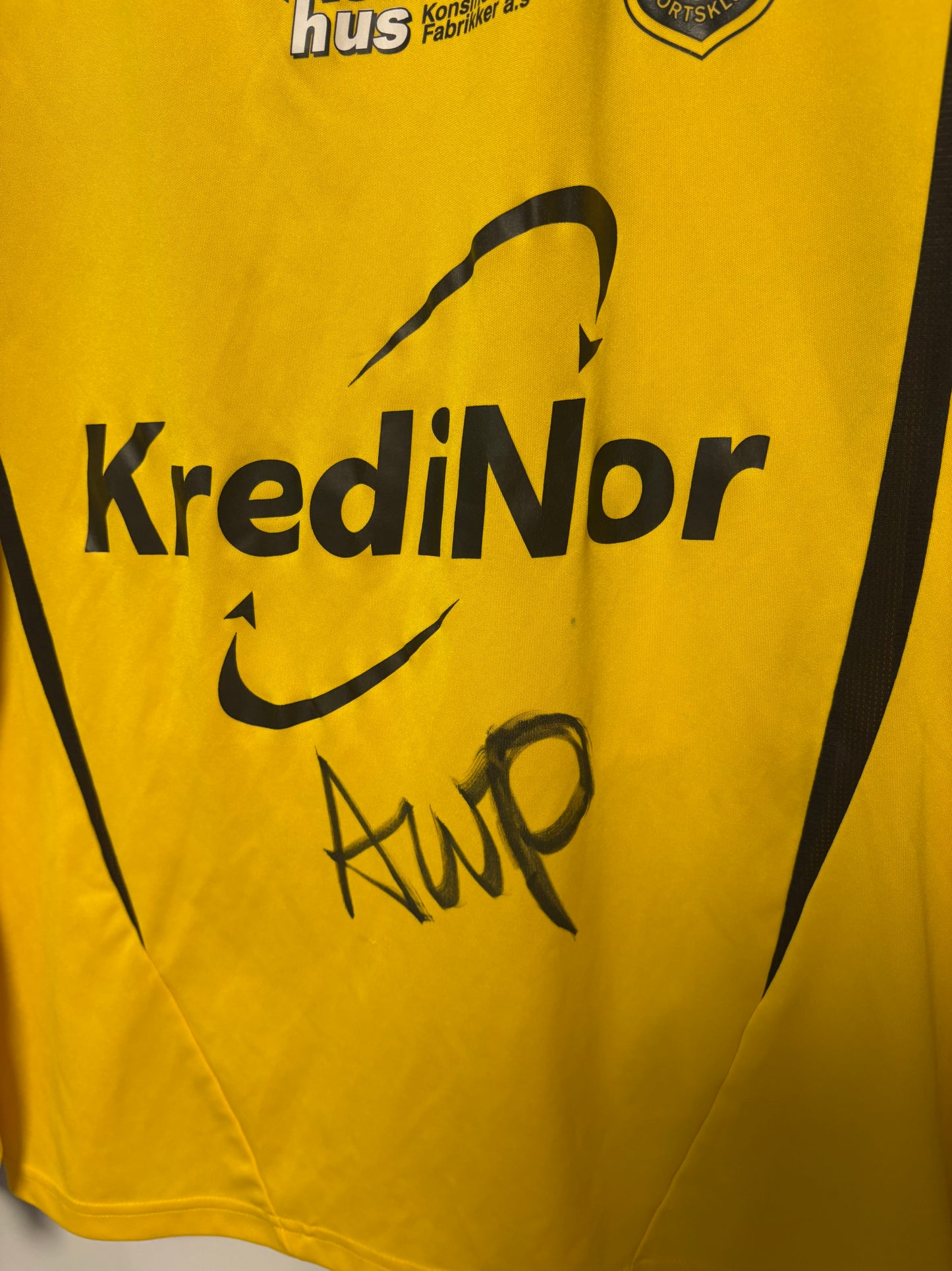Adidas Bærum Home 2012 Matchissued/Prepared Amahl Pellegrino 19 - Signed