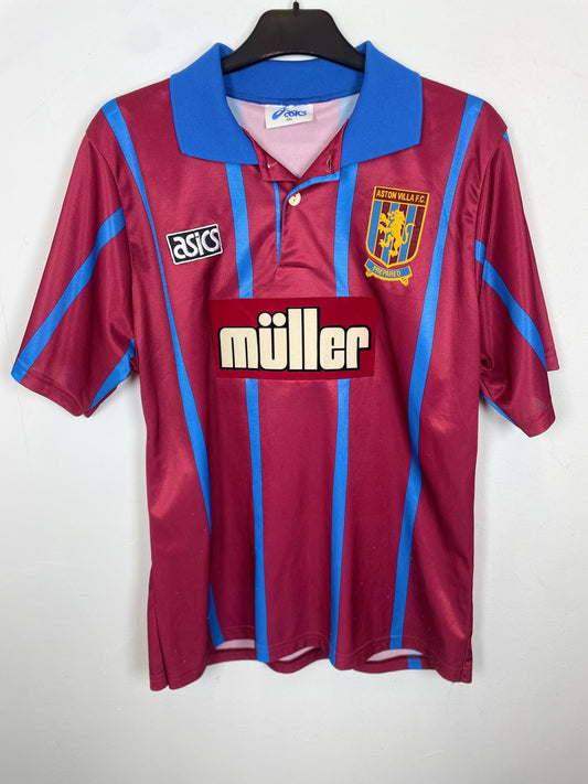 Aston Villa Home 93/95 Ehiogu 16 - 8/10