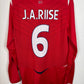 Umbro Norway Home 2008 J.A Riise 6 LS - 9/10