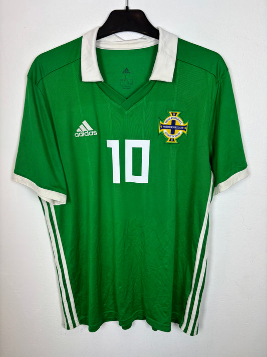 Adidas Northern Ireland Home 17/18 Lafferty 10 - 8/10