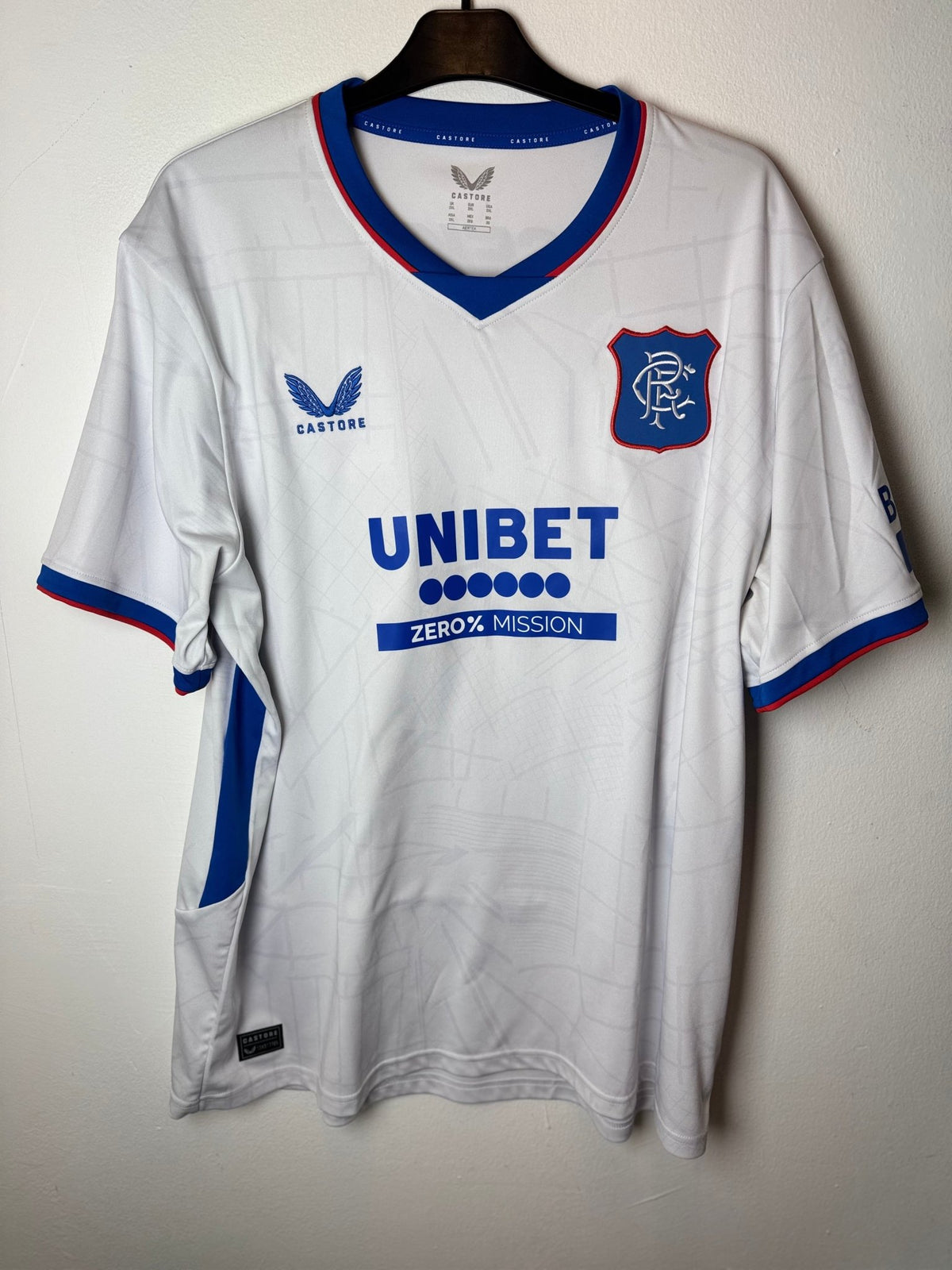 Castore Rangers Away 24/25 Raskin 43 - 9/10 - TheFootballIdiots