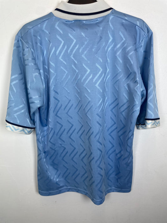 Coventry City 94/95 home — back view of the Pony polo-collar design