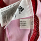 Interior label and sizing details of authentic Adidas Spain 06/08 Villa home shirt in large