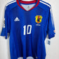 Adidas Japan National Team 2006 home shirt with Nakamura 10 in blue and white