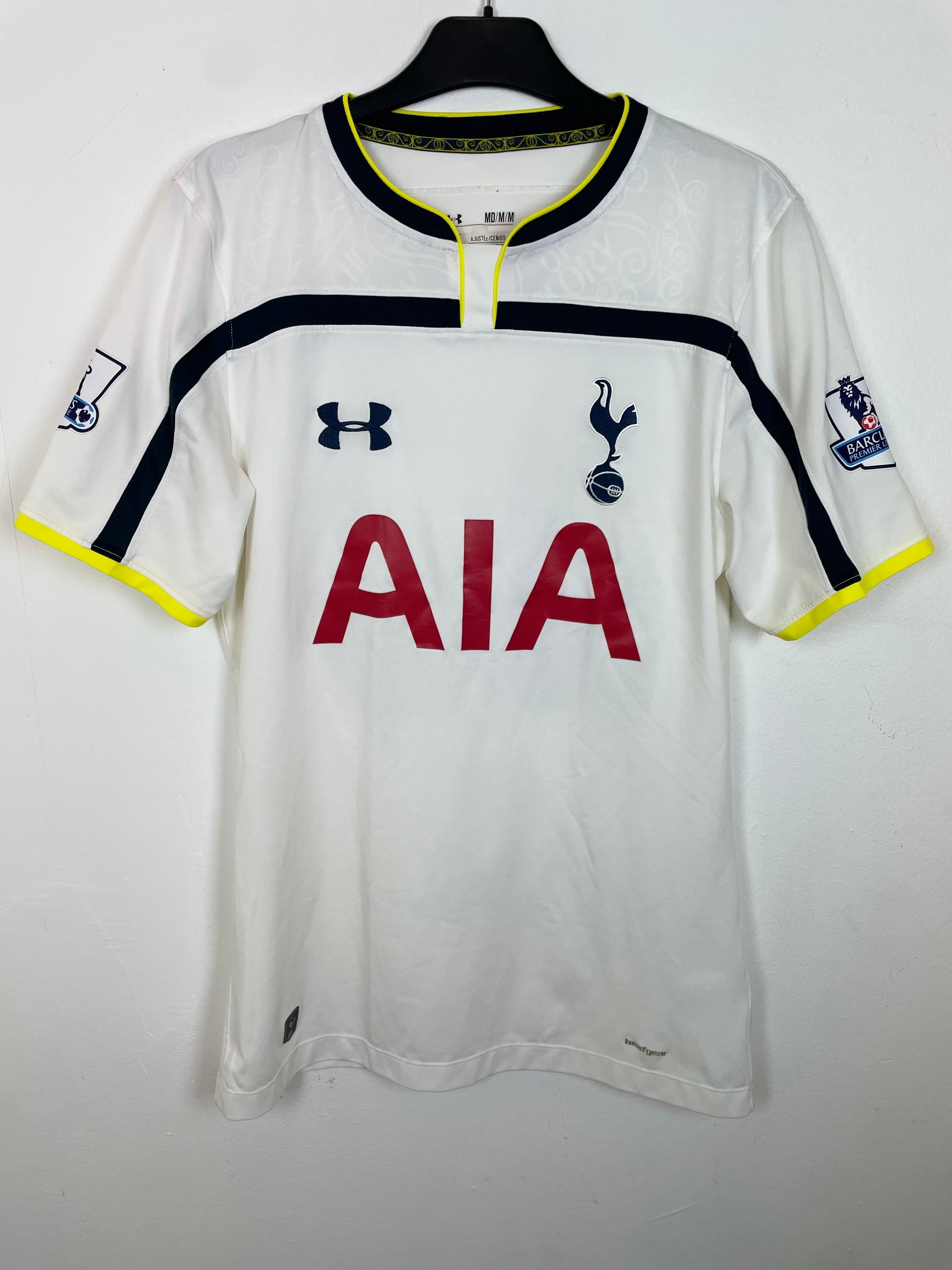 14-15 トッテナム エリクセン#23 Mサイズ Under Armour Tottenham Hotspur Home 14/15 Eriksen 23 - 8/10