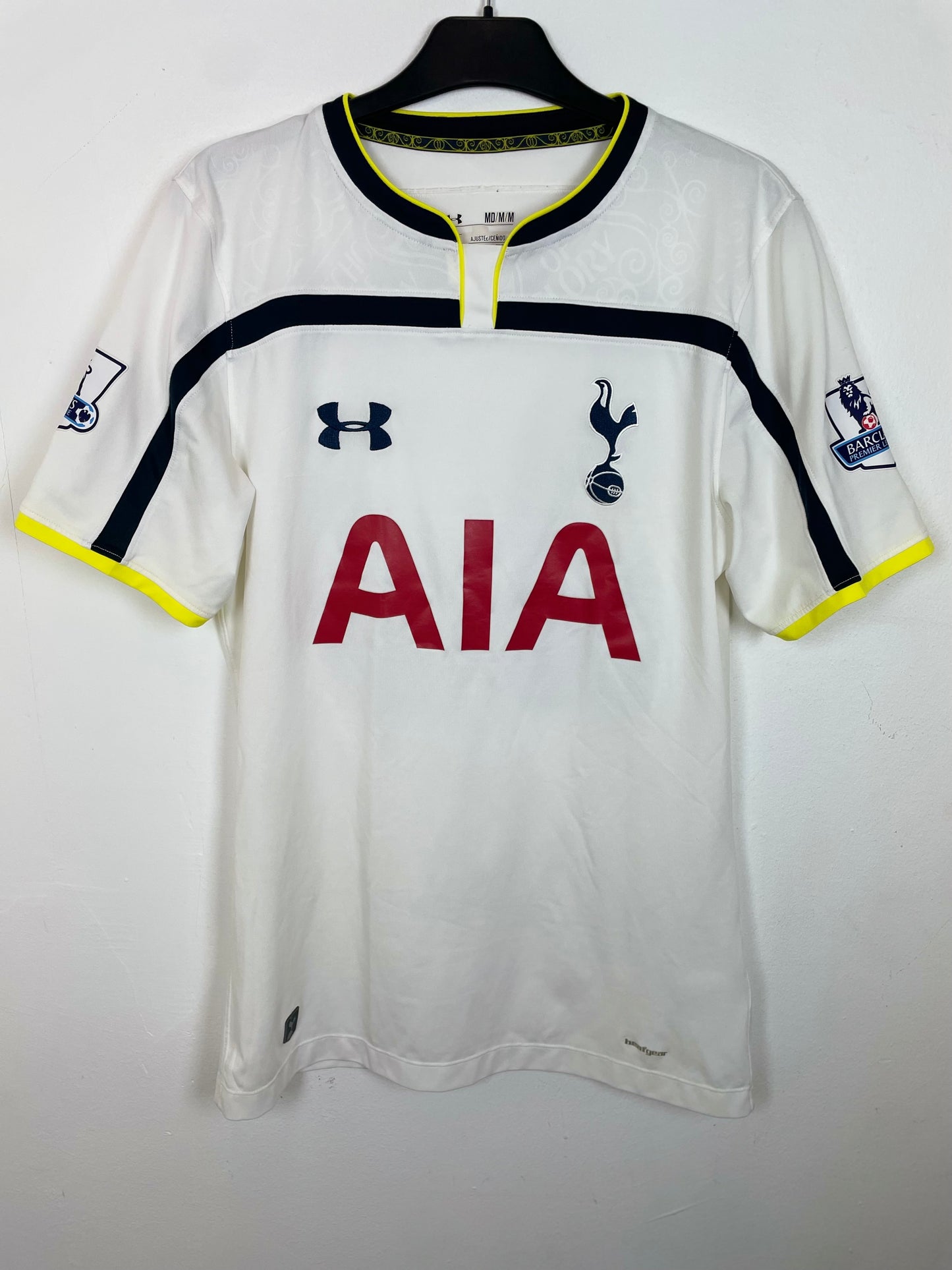 Under Armour Tottenham Hotspur home shirt 2014/15 with Eriksen 23 in excellent condition