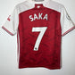 Adidas Arsenal Home 20/21 Saka 7 Kids - 9/10