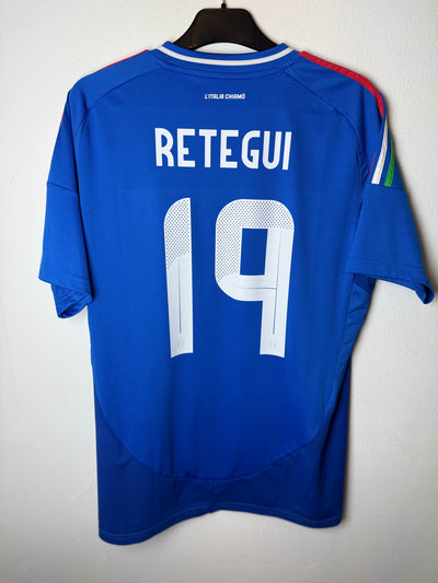 Adidas Italy Home 2024 Retegui 9 - 9/10 - alternate view