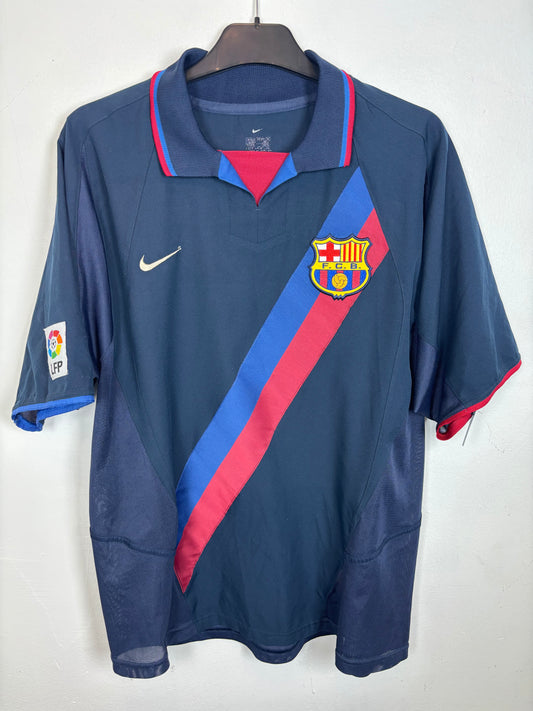 Nike Barcelona away/third shirt 02/04 with Ronaldinho 10 in excellent condition