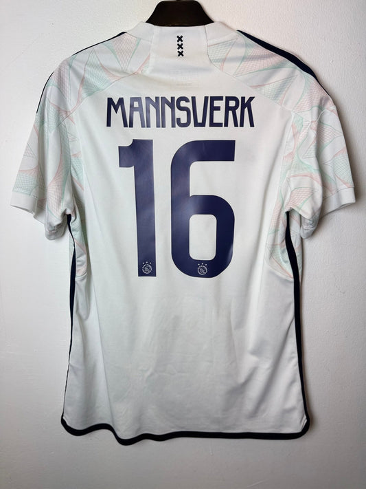 Adidas Ajax Away 23/24 Mannsverk 16 - 9/10 - TheFootballIdiots