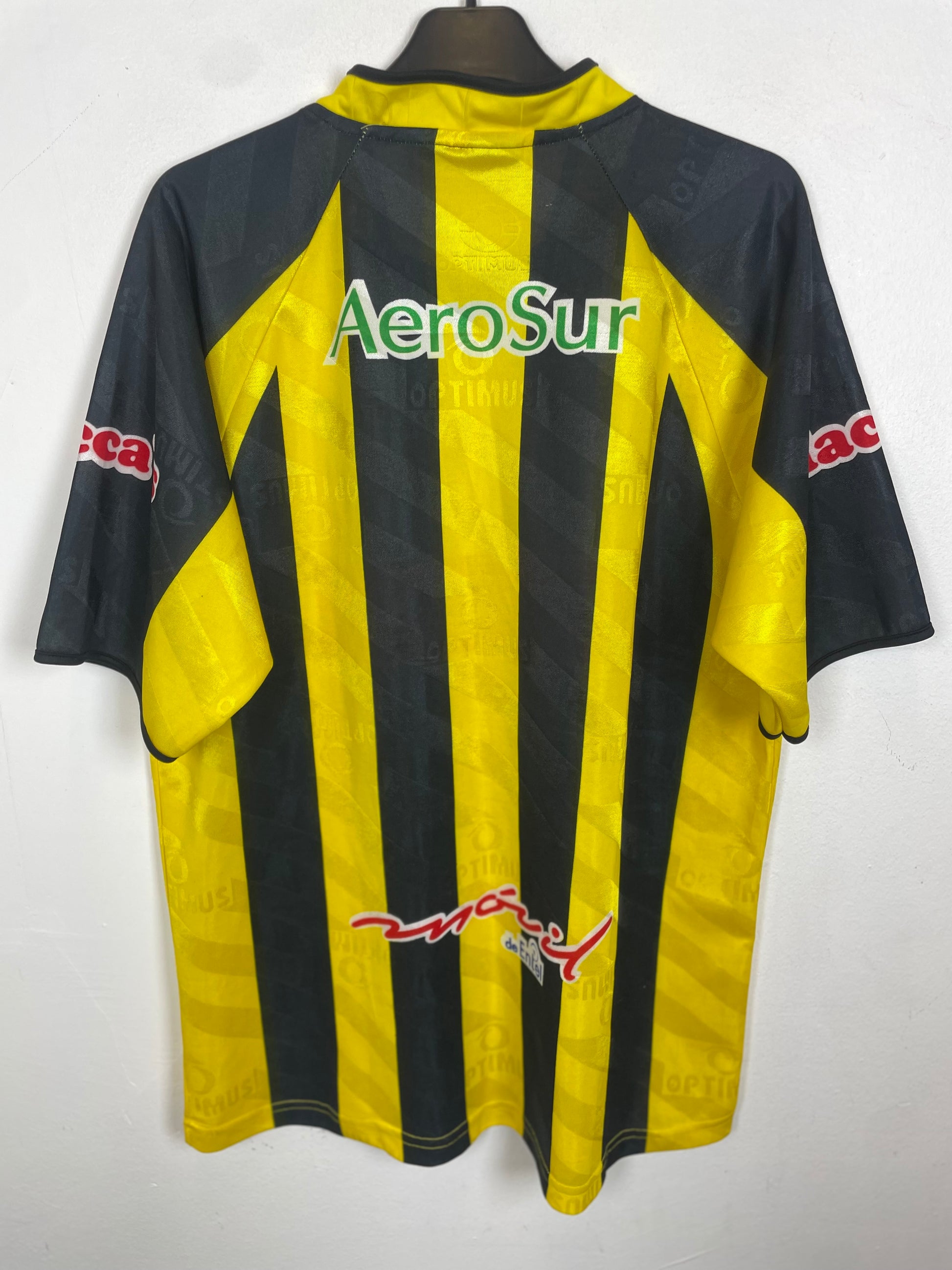 The Strongest Bolivia home shirt — back view of La Paz club kit