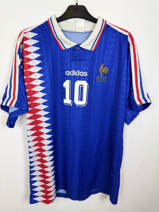 France Home 1994 Zidane 10