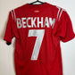 England Away 2004 Beckham 7 kids - 8/10
