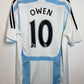 Adidas Newcastle United Third 07/08 Owen 10 - 7/10