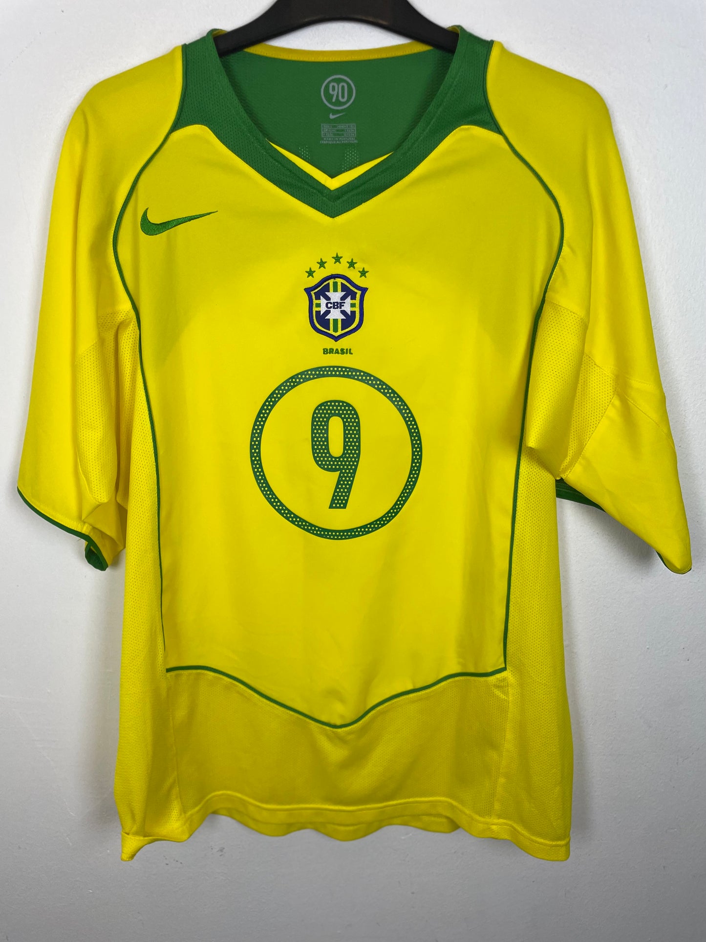 Nike Brazil Home 04/06 Ronaldo 9 - 9/10