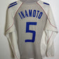 Back view of Adidas Japan away shirt 2002 showing Inamoto name and number 5