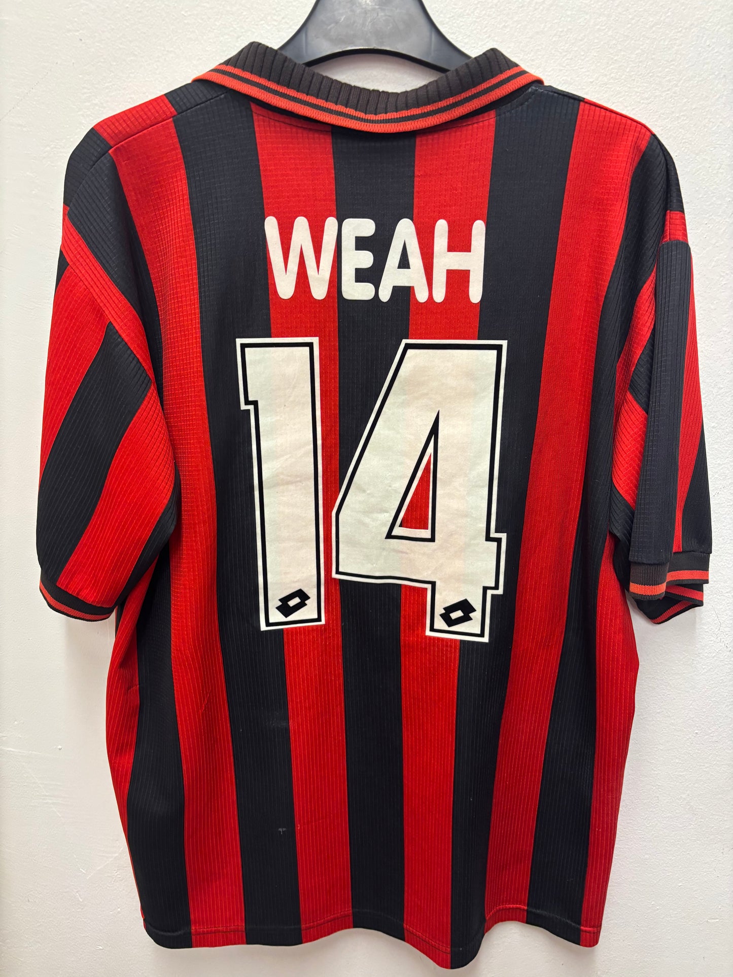 AC Milan Home 97/98 Weah 14