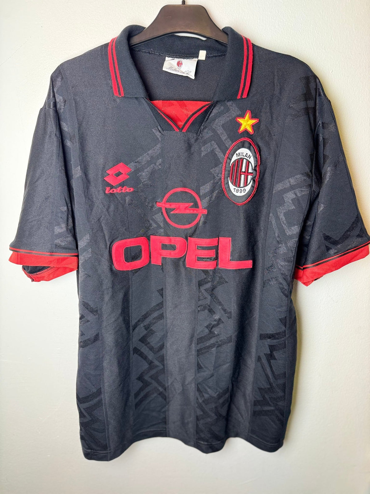 Lotto AC Milan Away 96/97 Baresi 6 - 9/10 - TheFootballIdiots
