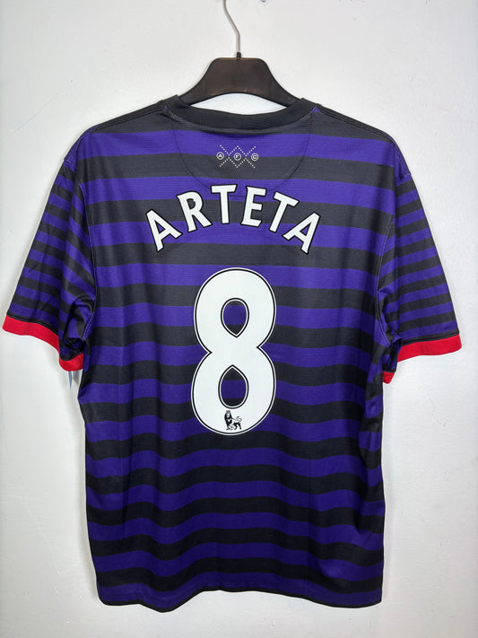 Nike Arsenal Away 12/13 Arteta 8 - 8/10