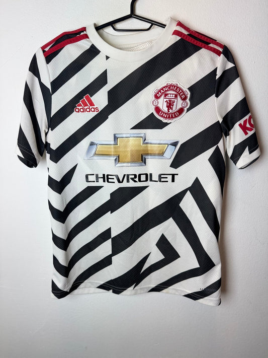 Adidas Manchester United Third 20/21 Pogba 6 Kids incl shorts - 8/10 - TheFootballIdiots