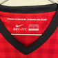 Nike size label and care instructions inside Manchester United 12/13 Van Persie home shirt
