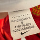 Nike fabric texture and stitching quality detail on Manchester United 12/13 Van Persie home jersey