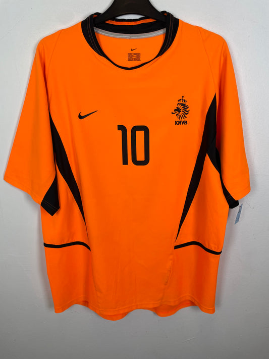 Nike Netherlands Home 00/02 Bergkamp 10 - 9/10
