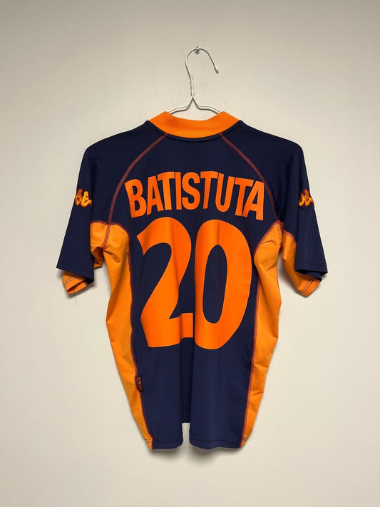AS Roma Away 01/02 Batistuta 20 - TheFootballIdiots