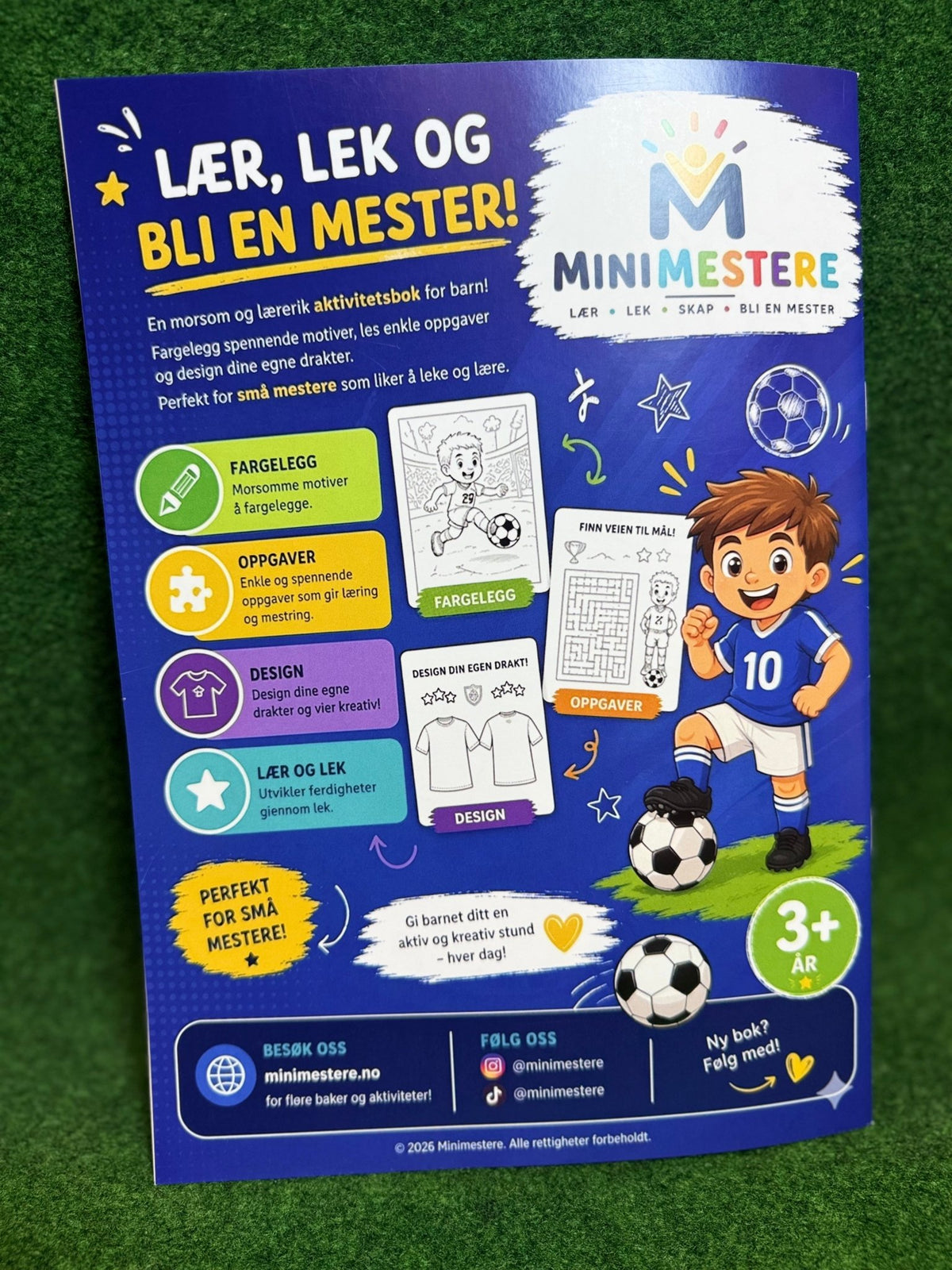 MiniMestere – Fotball Fargeleggingshefte - TheFootballIdiots