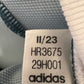 Interior care label and size L tag of authentic Adidas Manchester United Garnacho 17 away shirt
