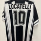 Udinese Home 97/98 Locatelli 10 Matchworn
