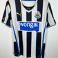 Puma Newcastle United black and white striped home shirt 2015/16 season in good condition size M